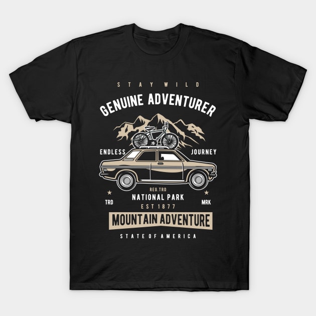 Genuine Adventurer T-Shirt by MissSwass